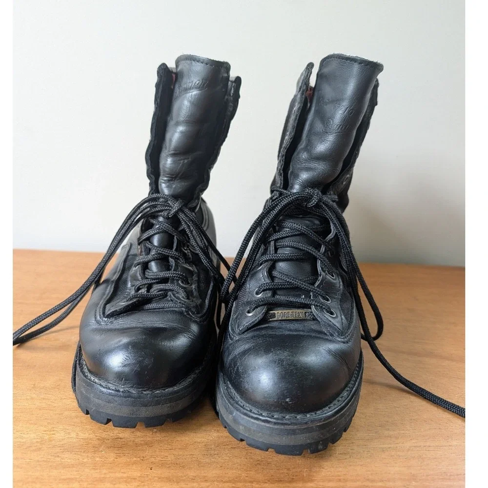 Vintage Danner Acadia 69210‎ Black Leather Gore-Tex Tactical Boots Mens 7.5 D